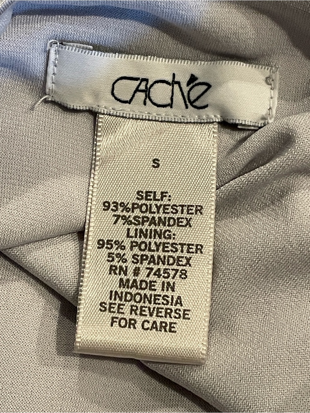 Cache’ Silver Shimmer Top - Picture 7 of 7
